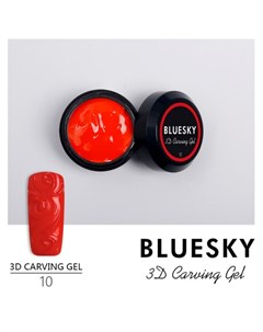 Гель паста Carving 3D 10 красная Bluesky