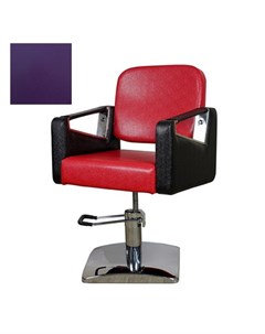 Кресло парикмахерское МД 201 гидравлическое хромированное фиолетовое Medison