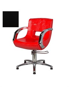 Кресло парикмахерское МД 2203 гидравлическое хромированное черное Medison