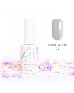 Гель лак Shine White 01 Hit gel