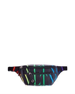 Поясная сумка VLTN Multicolor из фактурного нейлона Valentino