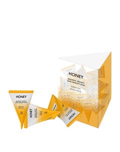 Маска для лица Honey Smooth Velvety and Healthy Skin Wash Off Mask Pack 20 шт J:on