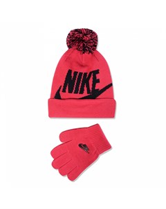 Детский набор шапка и перчатки Swoosh Pom Beanie Set Nike