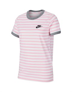 Подростковая футболка Sportswear Tee Stripe Ringer Nike