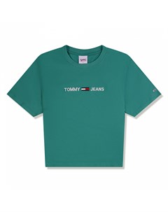 Женская футболка Modern Linear Logo Tee Tommy jeans