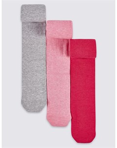Носки с контрастной отделкой для девочки 5 пар Marks & spencer