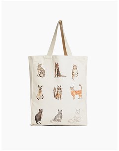 Большая сумка с изображением кошек Marks & spencer