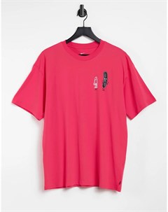Красная футболка с оригинальным логотипом Friends Nike sb