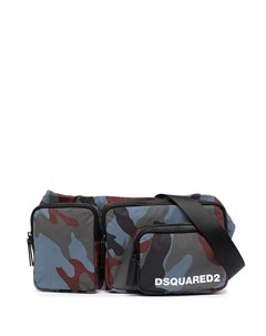 Поясная сумка с камуфляжным принтом Dsquared2