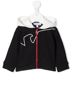 Худи на молнии с логотипом Emporio armani kids