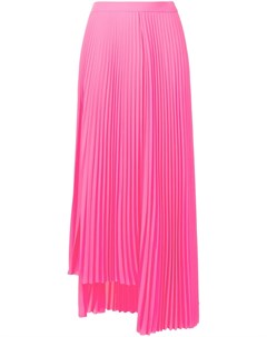 Плиссированная юбка миди с разрезом Balenciaga