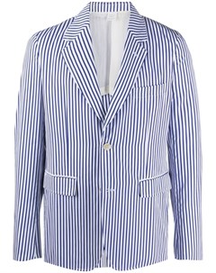 Полосатый пиджак с заостренными лацканами Comme des garçons shirt