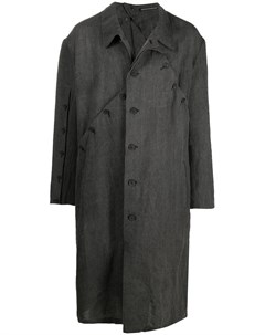 Однобортное пальто Yohji yamamoto