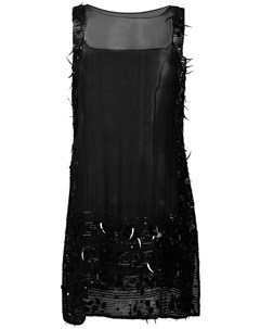 Прозрачное платье с отделкой из бисера Jean paul gaultier pre-owned