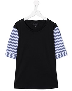 Топ с полосками Emporio armani kids