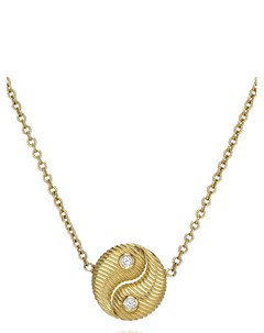 Колье Yin Yang из желтого золота с бриллиантами Retrouvai