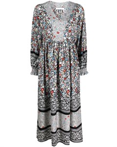Расклешенное платье миди с цветочным принтом See by chloe