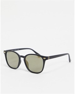 Черные квадратные солнцезащитные очки River island