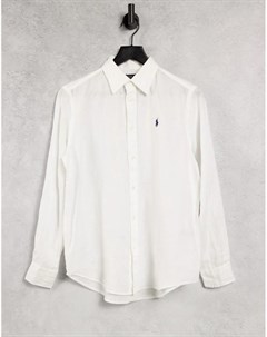 Белая рубашка на пуговицах Polo ralph lauren