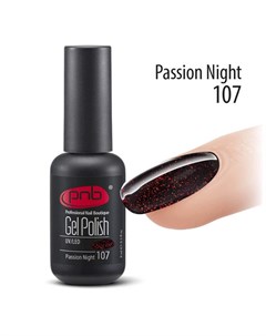 107 гель лак для ногтей Gel nail polish 8 мл Pnb