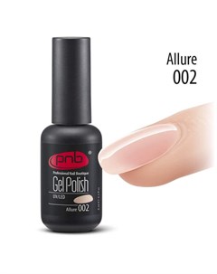 002 гель лак для ногтей Gel nail polish 8 мл Pnb