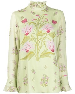 Рубашка с цветочным принтом Giambattista valli