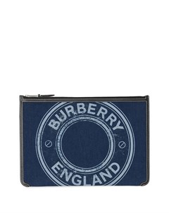 Клатч на молнии с логотипом Burberry