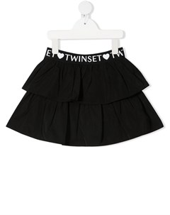 Ярусная юбка с логотипом Twin-set kids