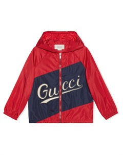Куртка с вышитым логотипом Gucci kids