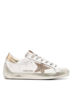 Кеды Super Star с блестками Golden goose