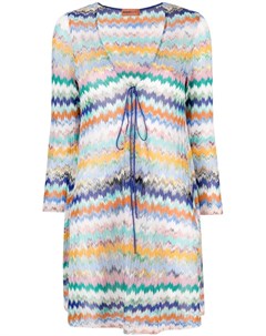 Трикотажный топ с завязками и узором шеврон Missoni