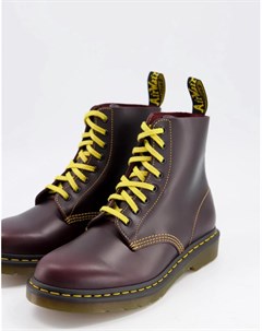 Красные ботинки с 8 парами люверсов 1460 pascal Dr. martens