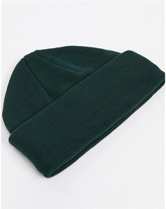 Изумрудно зеленая шапка бини Asos design