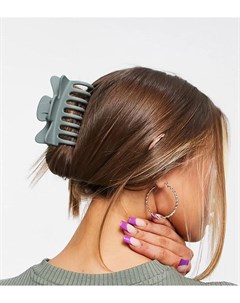 Эксклюзивная матовая зеленая заколка для волос Designb london