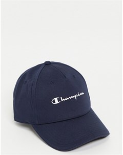 Темно синяя кепка с логотипом Champion