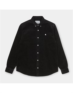 Рубашка L S Madison Cord Shirt Black Wax 2021 Carhartt wip