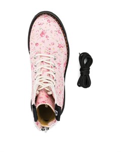 Ботинки с цветочным принтом с шнуровкой R13