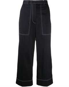 Укороченные брюки с декоративной строчкой Thom browne