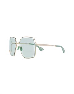 Массивные солнцезащитные очки с логотипом Double G Gucci eyewear