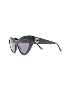 Солнцезащитные очки в оправе кошачий глаз с логотипом Interlocking GG Gucci eyewear