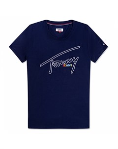 Женская футболка Outline Signature Tee Tommy jeans