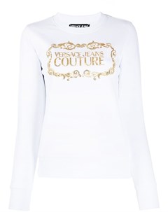 Толстовка с круглым вырезом и логотипом Versace jeans couture