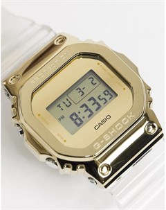 Цифровые часы в стиле унисекс с прозрачным ремешком G Shock DW 5600SKE 7ER Casio