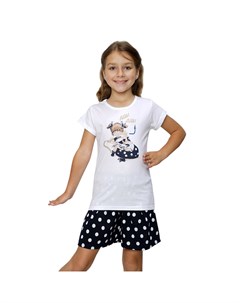 Комплект футболка шорты Счастливая малинка
