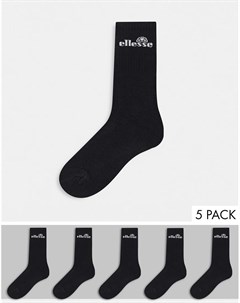 Набор из 5 пар носков серого цвета Ellesse
