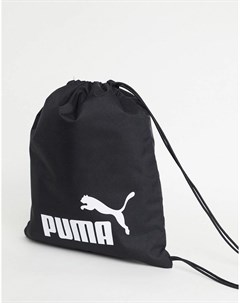 Черная спортивная сумка с логотипом Phase Puma