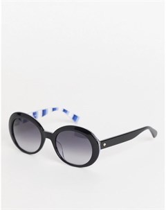 Круглые массивные солнцезащитные очки Cindra Kate spade