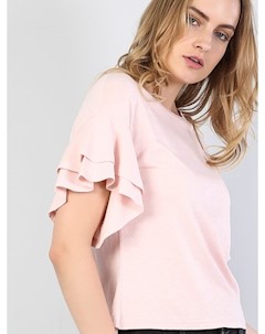 COLINS розовый женский футболки короткий рукав Colin's