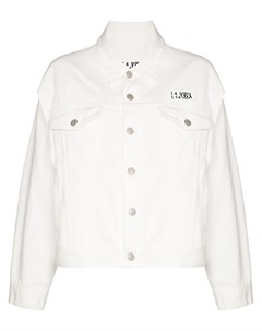 Джинсовая куртка со съемными рукавами Mm6 maison margiela