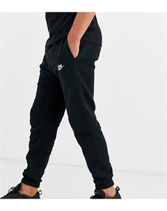 Черные джоггеры в стиле casual с манжетами Tall Club Nike